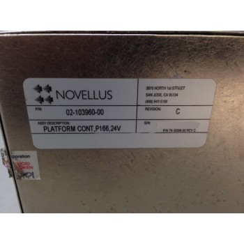Novellus 02-103960-00 PLATFORM CONT, P166, 24V